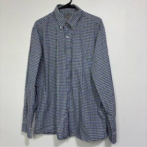 Fennec Men's Button Front Long Sleeve Dress Shirt Plaid Checkered Multicolor XL